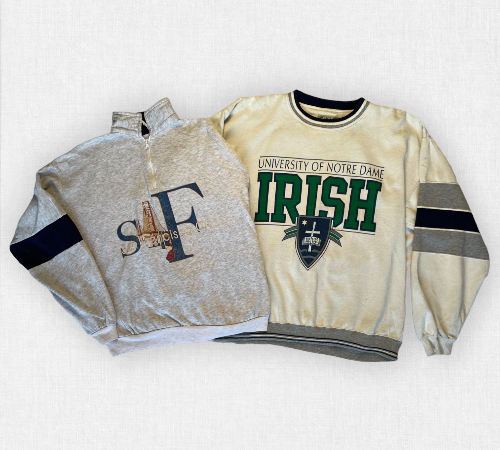 Vintage USA college sweaters.