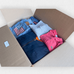 100 Kilo Kledingmix Vintage & Tweedehands Merkkleding